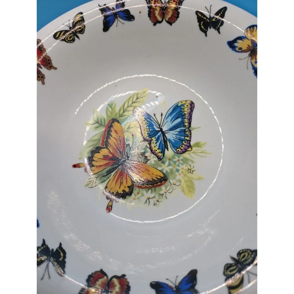 Butterflies Tabletop Unlimited Butterfly‎ Bowl Soup Cereal Salad 8.5